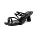 2026 New Thin-Strap High-Heel Simple Fashionable Elegant Women's Shoes Square-Toed Open-Toed Sandals Wholesale_vogvips.com