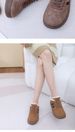 Women's 2025 Winter New Style Fleece And Thickened Front Lace-up German Training Shoes Bread Shoes_vogvips.com