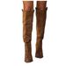 Sagit Women Fashion Casual Vintage Retro Long Knee-High Cowboy Boots Square Heel Shoes_vogvips.com