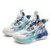 Kids' shoes boys basketball shoes new autumn mesh swivel buckle children's sports shoes boys casual shoes_vogvips.com