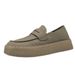 Suitable For All Seasons Men's Slip-On Versatile Summer Breathable Cloth Niche Soft Thick Sole Loafers Casual Shoes_vogvips.com