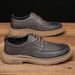 Suitable For All Seasons 【New Men's Casual Leather Shoes】Cowhide Hand-stitched Fashion/Casual Shoes_vogvips.com