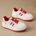 Thick-soled White Sneakers For Women 2026 Spring New Korean Style Versatile Sporty Ins Trendy Student Sporty Casual Shoes_vogvips.com