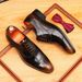 Internet Celebrity Patent Glossy Formal Business Pointed Toe Genuine Leather Oxford British Style Wedding Men's_vogvips.com