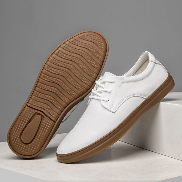 British Board Shoes Are Simple And Comfortable, Trendy With Small Leather Shoes, Work Shoes_vogvips.com
