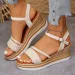 2026 Spring And Summer New Woven Wedge Large Size Platform Versatile Single Buckle Strap High Heel Open Toe Roman_vogvips.com