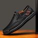 9916 Men's Outdoor Casual Shoes Slip-On Flat Handmade Leather Shoes Spring Low-Top Large Size Loafers With Cowhide Upper_vogvips.com