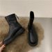 Black Designer Boots Women's Casual Canvas Shoes - Comfortable, Wear-Resisting Outdoor Footwear_vogvips.com