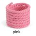 Thick Round Rope Shoelaces For Sneakers & Casual Shoes - 80cm To 160cm (Black, Pink, Beige & More) - Durable & Stylish DIY Upgrade_vogvips.com
