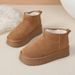 Nubuck Ankle Boots For Women -Water Resistant With Memory Foam Insole Winter Boots For Women -Trending Shoes & Comfortable Women's Ankle Boots (Hippy)_vogvips.com