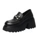Soft Leather Versatile Loafers 2025 New Model, Thick-soled Height-increasing Slip-on , Autumn British Style Casual_vogvips.com