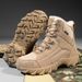 Mid Top Men's And Women's Hiking Shoes With Plush Warm Combat Boots_vogvips.com