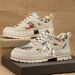 Low-top Martin Shoes, Workwear Shoes, Versatile Straw Sole, Casual Sneakers, Trendy Shoes, Four Seasons_vogvips.com