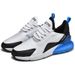 Big Size Sneakers For Men Lightweight Breathable Running Walking Male Footwear Soft Sole Lace-up Shoes_vogvips.com