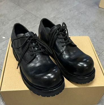 Han Family Men's And Women's Same Style Retro Cool Derby Shoes Le Fu Shoes_vogvips.com