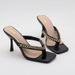 Women's Shoes Summer Metal Chain Square Toe Flip Flops For Women, High Heels, Stiletto Heels, Sexy Style Sandals_vogvips.com