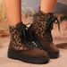 2024 Autumn And Winter New Plus Size Lace Up Martin Thick Sole Leopard Print Color Blocking Versatile Temperament_vogvips.com