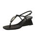 6725-1 French Design High Heel Wedge Strap Sandals For Women With Rhinestones And Thin Straps_vogvips.com