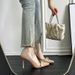 Black Slim Heeled High Heels Spring 2025, New Metal Buckle Pointed Patent Leather Sexy Single Shoes For Women,_vogvips.com