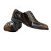 First Layer Cowhide Men's Crocodile Pattern Trendy Versatile Groom's British Style High-End Genuine Business Dress_vogvips.com