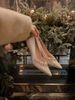 Sheepskin Version Sparkling Rhinestone Temperament Small Pointed Shallow Mouth Wedding Shoes High Heels For Women_vogvips.com