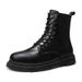 European Warm Series Men's Martin For Autumn And Winter, High-top Work Boots, 2025 New Black British Style, Fleece-lined Leather Boots_vogvips.com