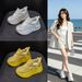 GKTINOO Hollow Sandals Rhinestones Fashion Lightweight Luxury Women Chunky Sneakers Female Summer Height Increasing_vogvips.com
