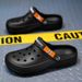 Men's Casual Lightweight Beach Sandals Men's Soft Sole Breathable Bag Slippers_vogvips.com