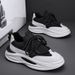 Summer Men's New Breathable Umbrella Cloth Men Korean Style Trendy Versatile Thick Sole Sneakers Casual Dad Shoes_vogvips.com
