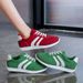 Spring New Lace Up Women's Sports Shoes Plus Size Woman Sneaks Mixed Colors Female Fashion Vsatile Flat Casual_vogvips.com