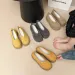 Suede Platform Shallow Yellow Loafers Spring Fashion Concise Chunky Heel Shoes Woman 250625_vogvips.com