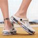 Aibeijia 2025 Spring/Summer New Camouflage Edge Fashion Men's Beach Outdoor EVA Hole Shoes Baotou Sandals_vogvips.com