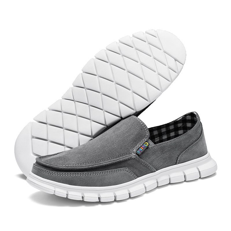 New Footwear Canvas Lefu One Step Footwear, Men's Casual Shoes, Old Beijing Cloth Shoes_vogvips.com