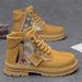 European Warm Series High-top Boots For Men, Workwear Style, Small Yellow 2025 New Martin Men's Big Toe Motorcycle Boots, Autumn And Winter_vogvips.com