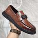 New Men's High-End 2025 Lightweight Leather Soft Sole Slip-On Driving Trendy Business Casual Shoes_vogvips.com