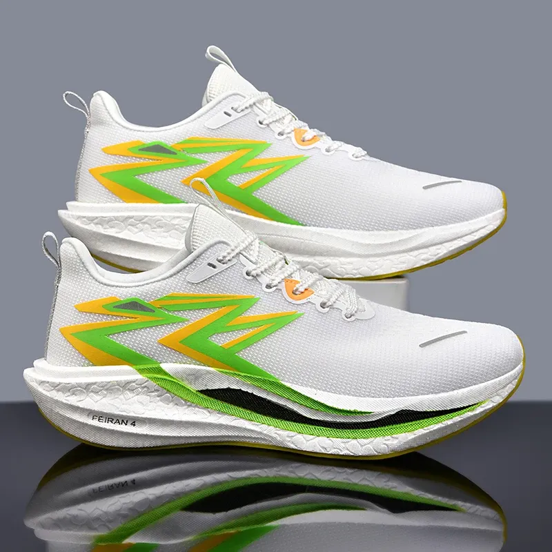 Carbon Plate Marathon Men Sports Running Shoes Air Cushion Lightweight Women Athletic Gym Sneakers Hiking Jogging Footwear_vogvips.com