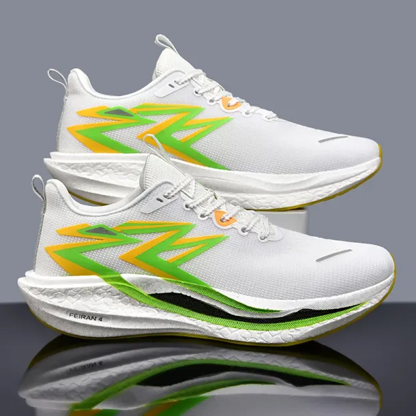 Carbon Plate Marathon Men Sports Running Shoes Air Cushion Lightweight Women Athletic Gym Sneakers Hiking Jogging Footwear_vogvips.com