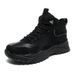 Casual Shoes Outdoor Boots Men's Winter Outdoor Sports High Top Shoes Thickened Non Slip Warm Northeast Snow Hiking And Mountaineering Plus Velvet_vogvips.com