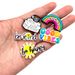 20 Set Cartoon Inspirational Phrase Shoe Flower Decorative Buckle Personality DIY Student Garden Shoe Buckle Accessories_vogvips.com