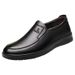 Mn's Slip-On Lathr Shos Soft Bottom Brathabl Lightwight Comfortabl Businss Casual Footwar Round To PVC_vogvips.com