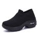 Women's Shoes Popular Plus Size Women's Shoes Air Cushion Fly Knit Sports Shoes Over The Foot Shoes Fashion Rocking Shoes Casual Shoes Socks Shoes_vogvips.com