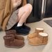 Women's Shoes New Winter Big Toe Snow Boots, Fleece Lined, Thick, Thick Soled, Non Slip, Warm Short Boots For Northeast China_vogvips.com