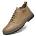 Men's British Tooling Work Boots Casual Gaobang Medium Boots Casual Board Shoes Casual Tooling Shoes_vogvips.com