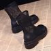Women's Short Thick Sole Martin 2025 New Spring Summer Thin Flat Mesh Breathable Versatile Boots_vogvips.com