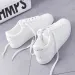 Women Sneakers 2024 Fashion Breathble Vulcanized Pu Leather Platform White Lace Up Casual Shoes Zapatos Mujer_vogvips.com