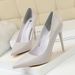 The Correct 1 Brand Best Style Fashion Korean 9511-17 Simple Women's Slimming Stiletto Super High Heels Shallow Mouth Pointed Toe Sexy Singl_vogvips.com