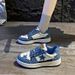 Summer Women's Sneakers New Star Thick Bottom Flat Patchwork Color Ladies Casual Fashion Anti-slip Women Vulcanize Shoes_vogvips.com