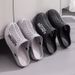 Cave Shoes 2025 Summer New Non Slip Men's Beach Slippers Couple Outdoor Thick Soled Toe Sandals_vogvips.com