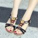 Chenyang Bird 2024 New Ethnic Sandals Bohemian Beaded Large Size Flat Shoes_vogvips.com