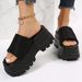 Summer Style Women's Platform Sandals Fashion Open Toe Wedge Lightweight High Heeled Shoes_vogvips.com